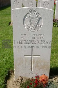 SPANBROEKMOLEN BRITISH CEMETERY - BEALES, WALTER FRANK